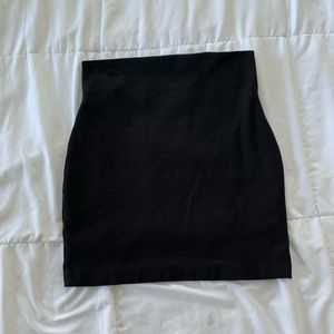 Black pencil skirt